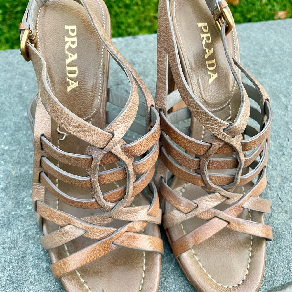 PRADA Leather Sandal